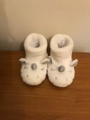 Buy Toddler Baby Unicorn 3D Slippers White & Silver Size 4 Baby From NEXT • 4.25£