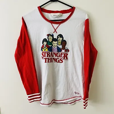 Buy Peter Alexander Women’s Stranger Things Long Sleeve Pyjama Top Shirt Size S Red • 25.67£