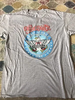 Buy Aerosmith T Shirt Rare Band Merch Tee Rock Size Large Steven Tyler • 12£