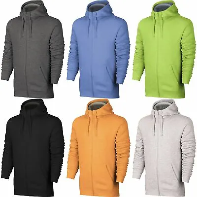 Buy New Mens Zip Up Hoodie Ex-Store Fleece Fleece Pullover S-5XL Hooded Sweatshirt • 8.99£