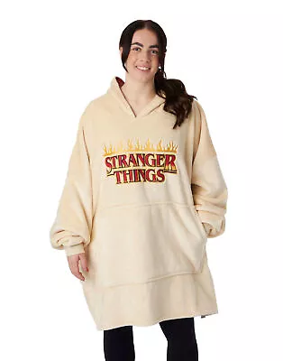 Buy Stranger Things Beige Blanket Hoodie (Unisex) • 24.99£