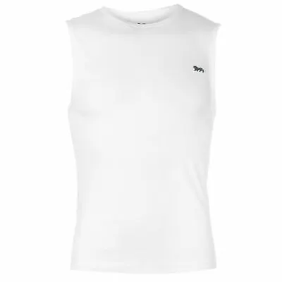 Buy Lonsdale Sleeveless T Shirt Mens Gents Tee Top Crew Neck Block Colour Sport • 7.50£
