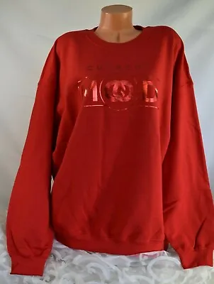 Buy POPULAR GIRL (2X) Sweatshirt CHRISTMAS RED Heavyweight Metallic CURRENT MOOD • 8.71£