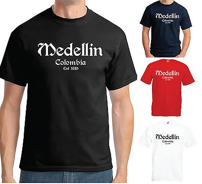 Buy Medellin Colombia T-shirt - Pablo Escobar Cartel Narcos • 13.70£