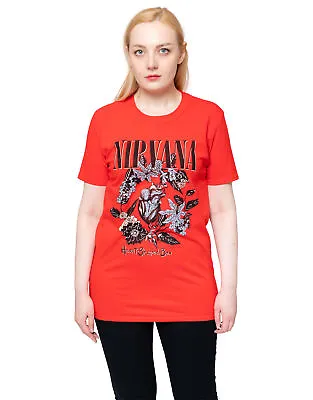 Buy Nirvana T Shirt Heart Shaped Box Band Logo New Official Unisex Red • 15.95£