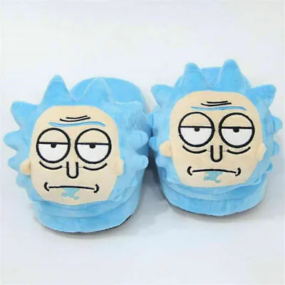 Buy Rick And Morty Slippers Unisex Mr.Meeseek Winter Shoes Plush Cotton 3D Soft Warm • 20.39£