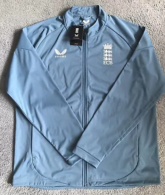 Buy Castore England Cricket Softshell Jacket Stellar Blue Men’s 2XL NwT • 13.50£