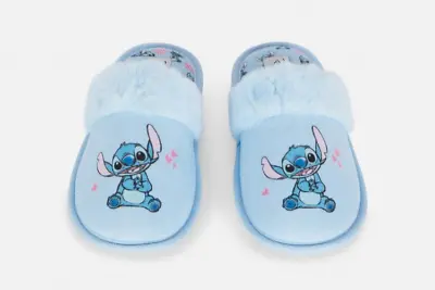 Buy Disney's Lilo & Stitch Mule Slippers Girls Blue 3 UK • 15.99£