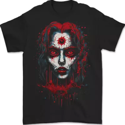 Buy Satanic Witch Zombie Mens T-Shirt 100% Cotton • 8.49£