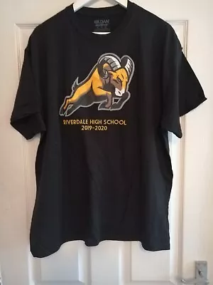 Buy Riverdale High School Rams Logo 2019-2020 USA Graphic T Shirt By Gildan Size XL • 14.99£