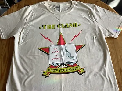 Buy THE CLASH Know Your Rights T-Shirt.Size Large. Punk Reggae Ska Joe Strummer • 12.99£