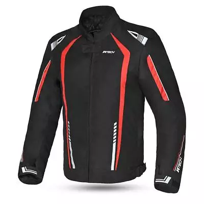 Buy R-Tech Marshal Men’s Motorcycle Motorbike Textile Touring Jacket All Season  • 59.99£