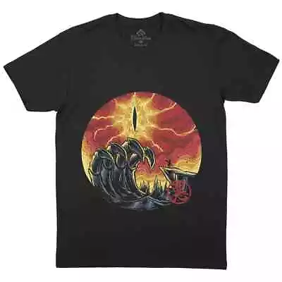 Buy Great Wave Of Evil Mens T-Shirt Kanagawa Horror Flaming Eye Dark Lord P905 • 9.99£