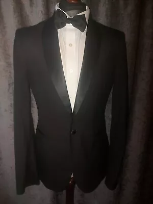 Buy Johnny Tuxedo Contemporary Slim Fit Dinner Jacket ,Black 40L Excellent Condition • 19.99£