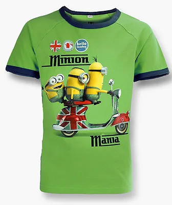 Buy Minions T Shirt Minion Mania Boys Cotton • 9.99£