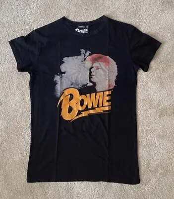 Buy David Bowie T Shirt Dress Rare Glam Rock Band Merch Tee UK Size 8 • 14.50£