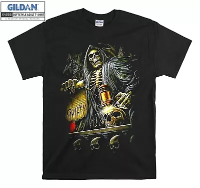 Buy Guilty Monster Poster Skeleton T-shirt Gift Hoodie Tshirt Men Women Unisex E919 • 11.99£
