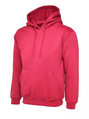Buy Mens Hoodie Hooded Sweatshirt Classic Pullover Hoody - SPORT WORK CASUAL JUMPER • 15.99£