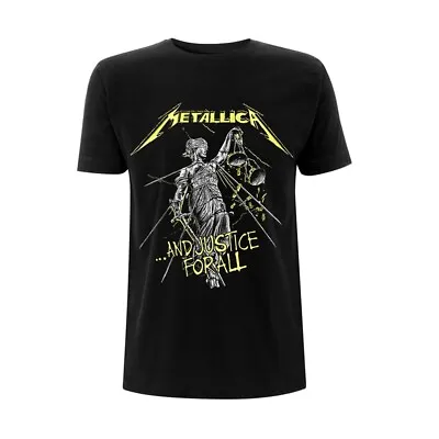 Buy Metallica 'And Justice For All Tracks' T Shirt - NEW • 16.99£