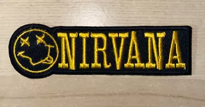 Buy For NIRVANA FACE IRON ON SEW EMBROIDERED PATCH BADGE COLLECTABLE METAL BAND • 2.49£
