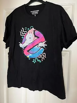 Buy Men's Ghostbusters T-Shirt - Black - Size Large • 0.99£