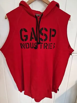 Buy UK M. Genuine. Gasp S/L Thermal Hoodie. Chilli Red. New+tags. Fitness. Gym.  • 53.75£