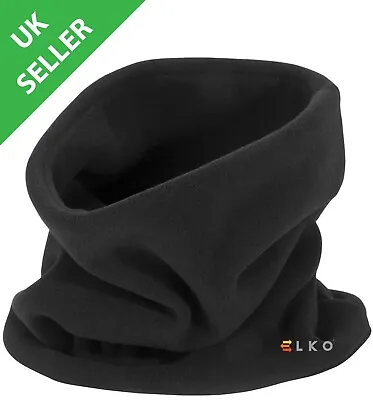 Buy ELKO® Multiuse Fleece Winter Neck Warmer Tube Biker Balaclava Snood Scarf Mask • 9.99£