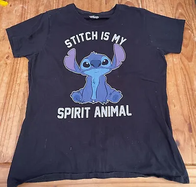 Buy Stitch Cute Disney Lilo And Stitch Spirit Animal Unisex T-Shirt - Size 12/14 • 5.79£