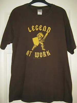 Buy Legend Of Zelda T-shirt Link Size Large Brown  Legend At Work  2007 Nintendo • 14.99£