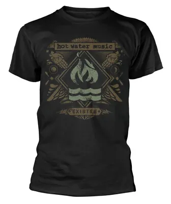 Buy Hot Water Music Exister Black T-Shirt OFFICIAL • 16.29£