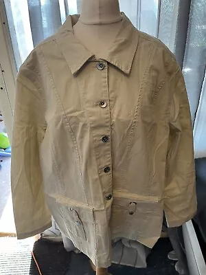 Buy Ladies Relaxed Lightweight Jacket Beige - Size 24 - New • 12£