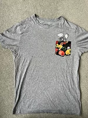 Buy Disney Parks Disneyland Paris Ratatouille Men’s Light Grey T Shirt Medium • 19.99£