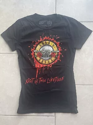 Buy Guns N Roses Not In This Lifetime World Tour 2017 - Womens Medium T-Shirt Black • 9.44£