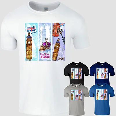 Buy London England Unisex T-Shirt Union Jack Trendy Great Britain Kids Gift Tee • 7.99£