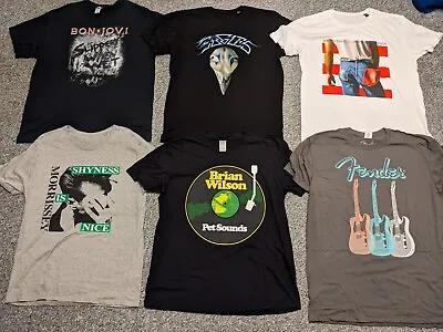 Buy Brand New Rock And Roll, Metal T Shirt Bundle Size XL- Bon Jovi, Eagles  • 28.99£