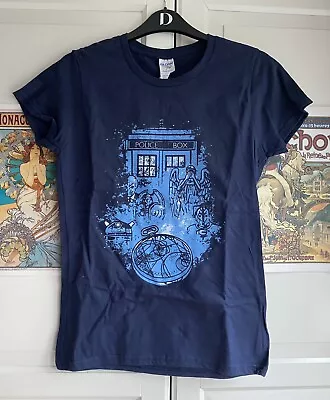 Buy Doctor Who T-Shirt TARDIS Dalek S 8 10 • 9.99£