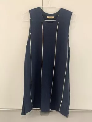 Buy Celine Phoebe Philo Silk Sleeveless Knit Tops Navy XS • 172.13£