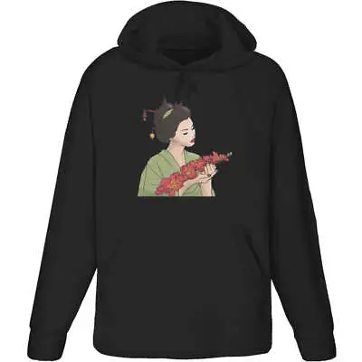 Buy 'Geisha Holding Orchids' Adult Hoodie / Hooded Sweater (HO040079) • 24.99£