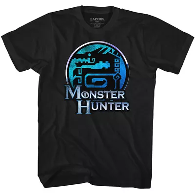 Buy Monster Hunter Blue Dragon Logo Capcom Video Game Men's T Shirt • 38.47£
