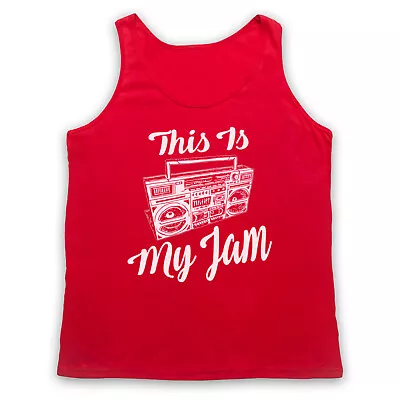 Buy This Is My Jam Music Slogan Favourite Band Song Tune Unisex Tank Top Vest • 19.99£