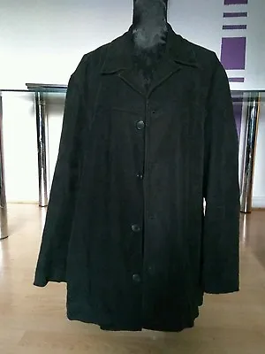 Buy Marks And Spencer Mens Smart Black Smooth Winter Jacket Coat Size Large 41-43  • 14£
