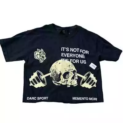 Buy NWT Memento Mori Limited Edition Pigment Crop Tee In Pigment Black Size Small • 46.30£