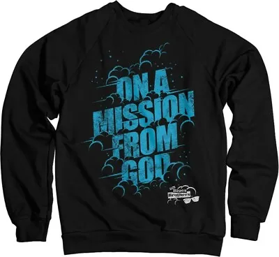 Buy On A Mission From God Blues Brothers Sweatshirt Black • 40.93£