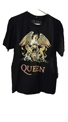 Buy Queen Band Medium T-Shirt Official Merch Black Classic Crest 2018 Never Worn • 19.28£