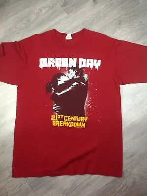 Buy Green Day 21st Century Breakdown 2004 Tour Tshirt Band Tee Class Of 13 Size L • 22£