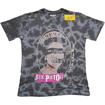 Buy Sex Pistols God Save The Queen Dip-Dye T-Shirt NEW OFFICIAL • 16.59£