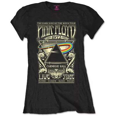 Buy Ladies Pink Floyd Carnegie Hall Roger Waters Official Tee T-Shirt Womens • 15.99£