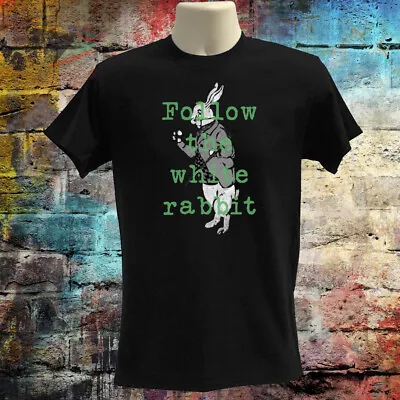 Buy Follow The White Rabbit T-shirt, Matrix Inspired Tee, Movie T Shirt • 15.95£
