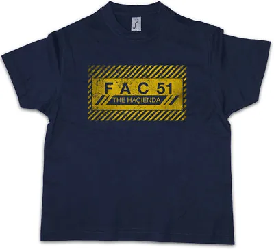 Buy FAC 51 THE HACIENDA I Kids Boys T-Shirt Fac51 Club Factory Records Joy Division • 16.99£