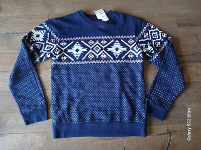 Buy H&m Christmas Jumper Top Sweatshirt 12-13-14 Years Unisex New  • 10.50£